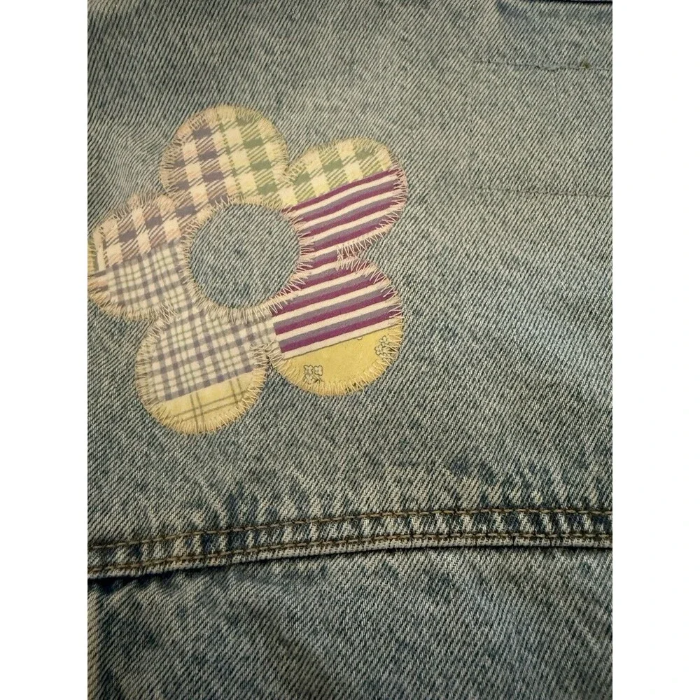 Levi’s 90’s Patchwork Denim Trucker Jacket Size XS NWT Light Wash Retro Relaxed